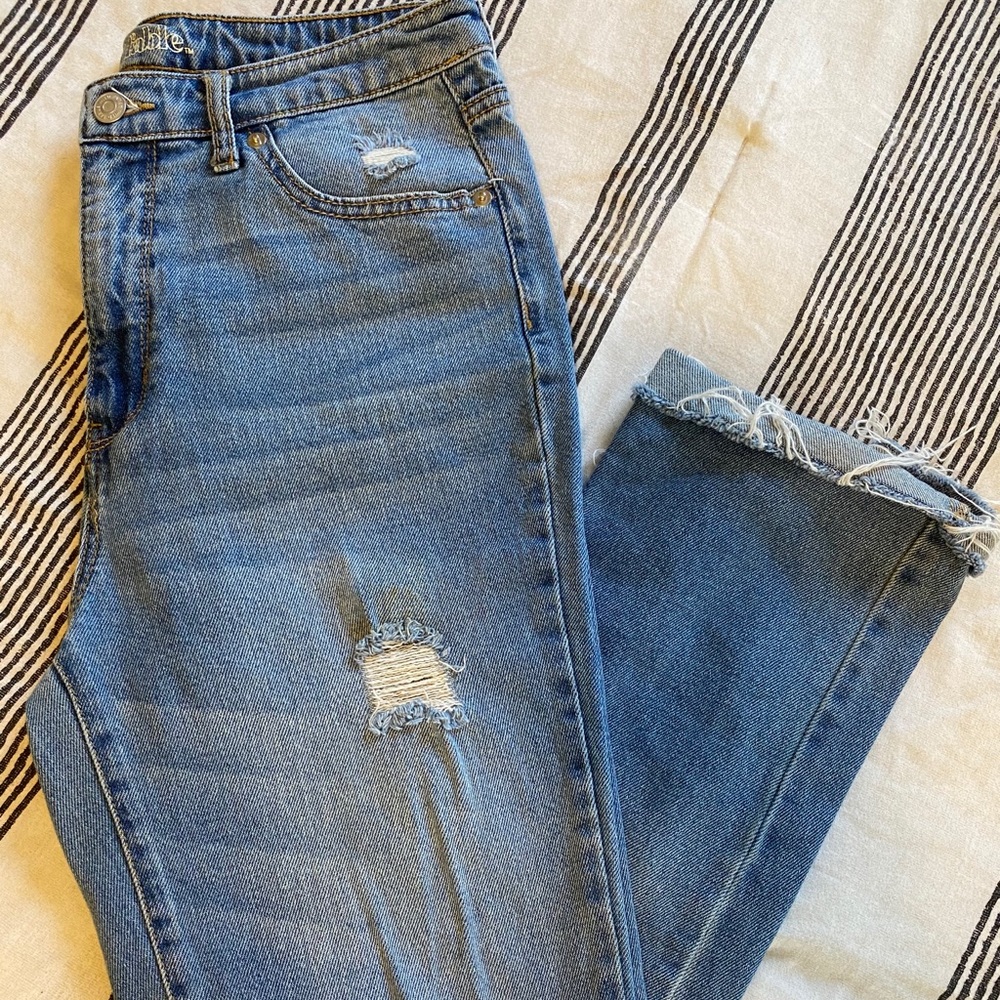 Wild Fable High Raise Distressed Jeans